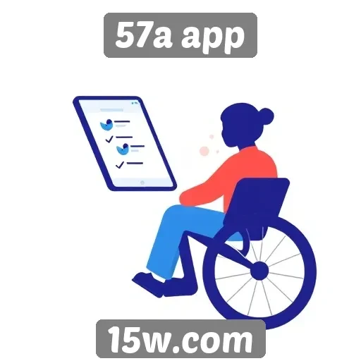 Avaliação dos recursos de acessibilidade do 57a app