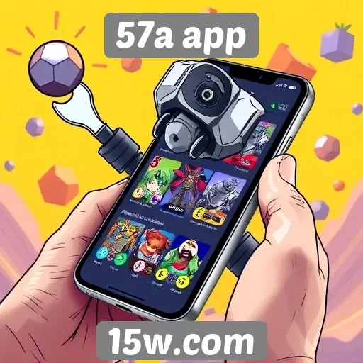 Jogos móveis em alta no 57a app